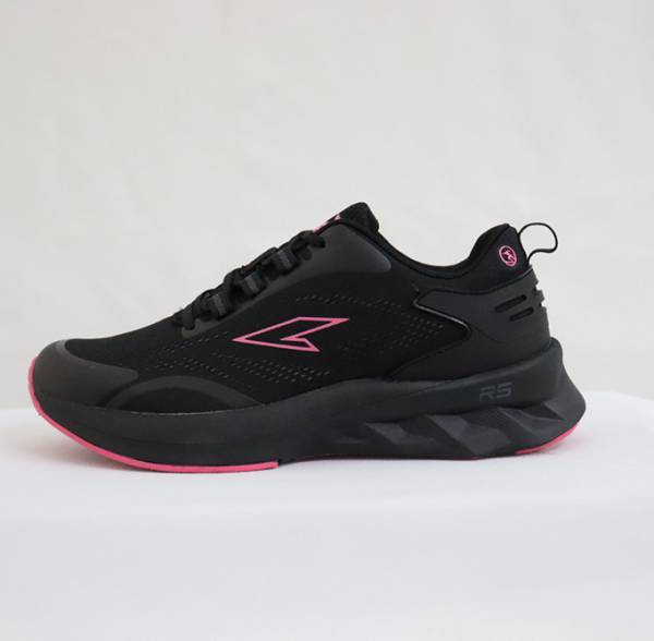 Zapatos Tennis Moon Women Black Fuchsia